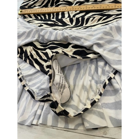 Ralph Lauren Women’s swimsuit Zebra Animal print Plus size 20W swim-dress boho - Picture 4 of 7